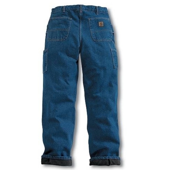 carhartt fleece lined jeans